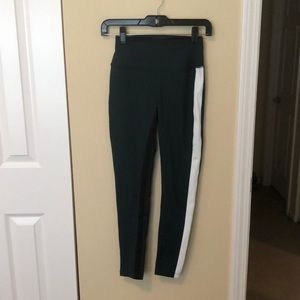 Splits59 dark green leggings sz S